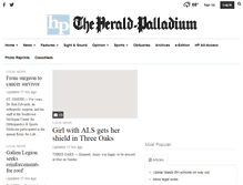 Tablet Screenshot of heraldpalladium.com